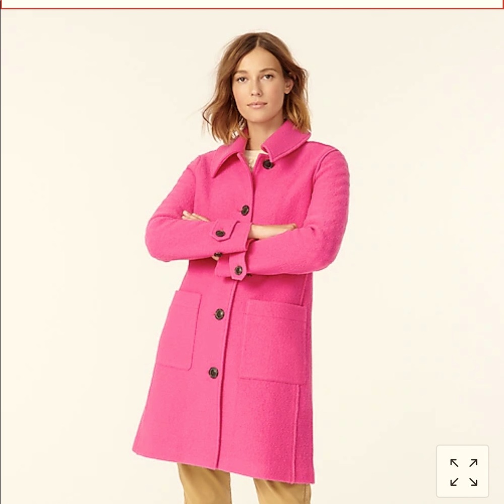 Pink Jcrew coat